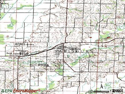 Salisbury topographic map