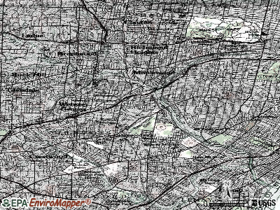 Sikeston topographic map