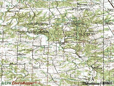 Silex topographic map