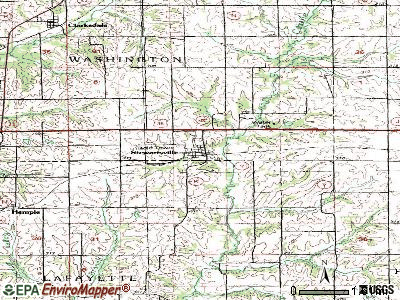 Stewartsville topographic map