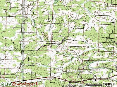 Stoutland topographic map