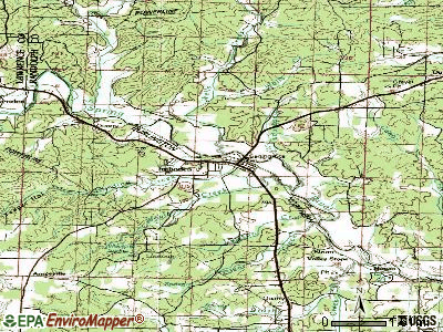 Imboden topographic map