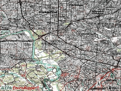 Sunset Hills topographic map