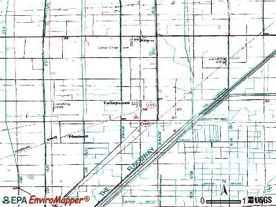 Tallapoosa topographic map