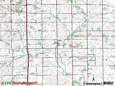 Tina topographic map