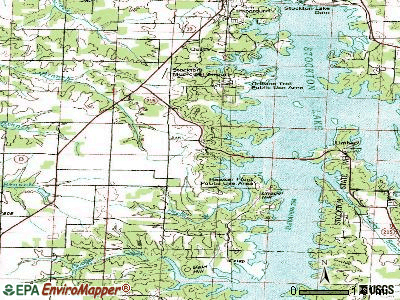 Umber View Heights topographic map
