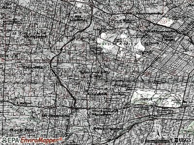 University City topographic map