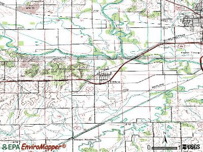 Utica topographic map