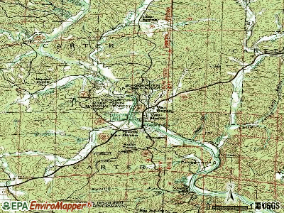 Van Buren topographic map