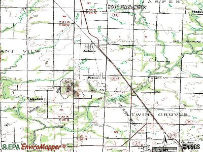 Waco topographic map