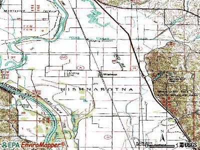 Watson topographic map