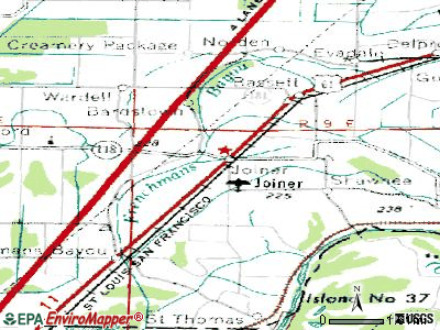Joiner topographic map