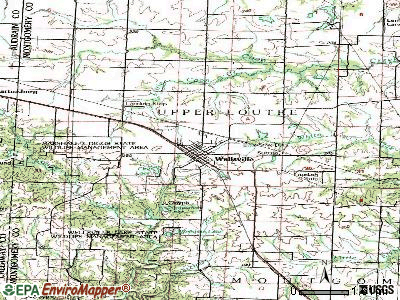 Wellsville topographic map