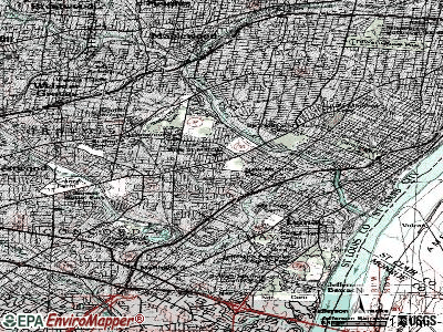 Wilbur Park topographic map