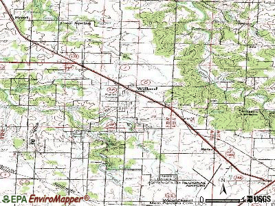 Willard topographic map