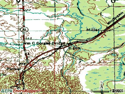 Epes topographic map