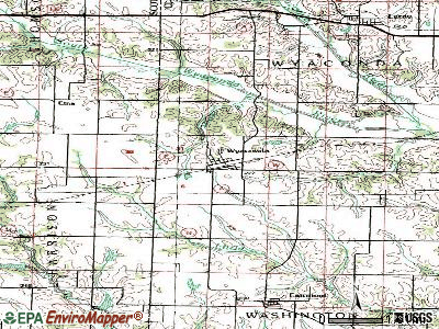Wyaconda topographic map