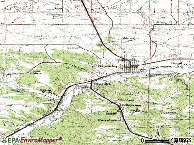 Camp Three topographic map