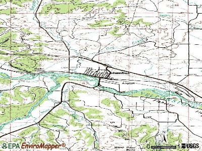 Culbertson topographic map