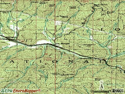 De Borgia topographic map