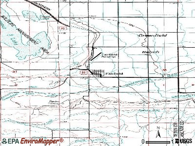 Fairfield topographic map