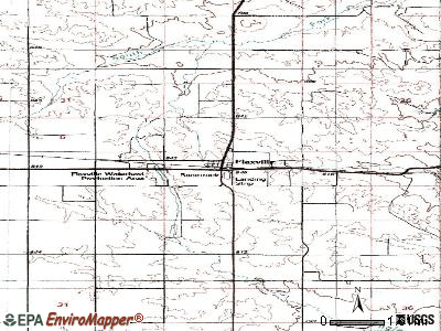 Flaxville topographic map