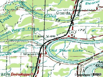 Lake Hamilton topographic map