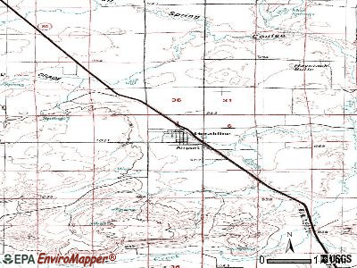 Geraldine topographic map