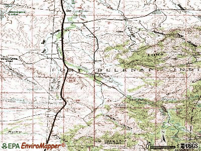 Hays topographic map