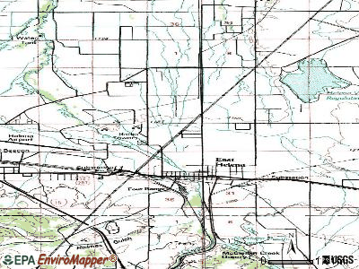 Helena Valley Southeast topographic map