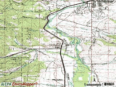 Lolo topographic map