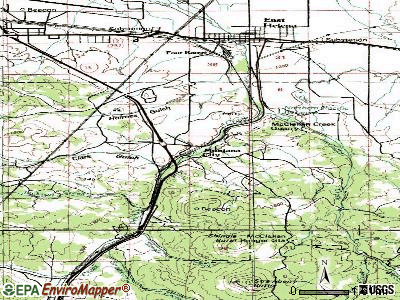 Montana City topographic map