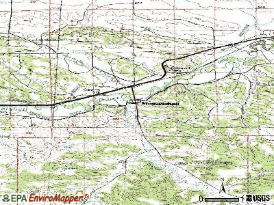 Musselshell topographic map