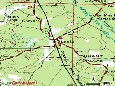 Leola topographic map