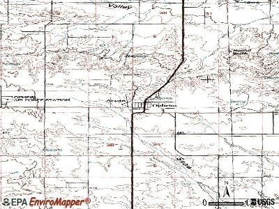 Orchard Homes topographic map