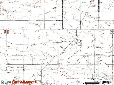 Pablo topographic map