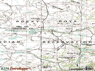 Sangrey topographic map