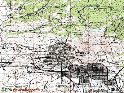 Walkerville topographic map