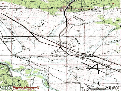 Wye topographic map