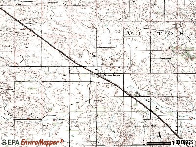 Anselmo topographic map