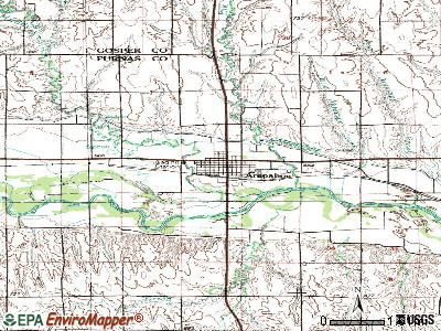 Arapahoe topographic map