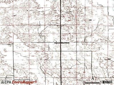 Bartlett topographic map