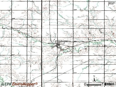 Belvidere topographic map