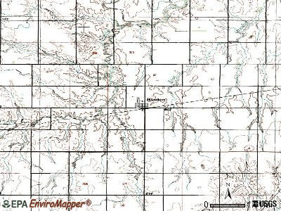 Bladen topographic map