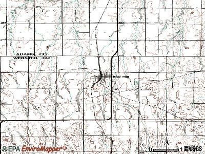 Blue Hill topographic map