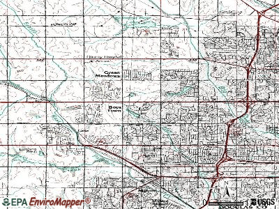 Boys Town topographic map