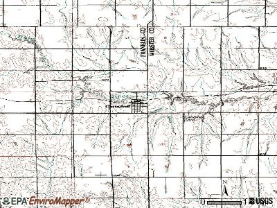 Campbell topographic map