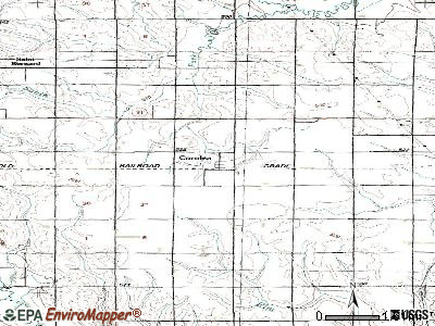 Cornlea topographic map