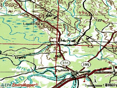 McNab topographic map