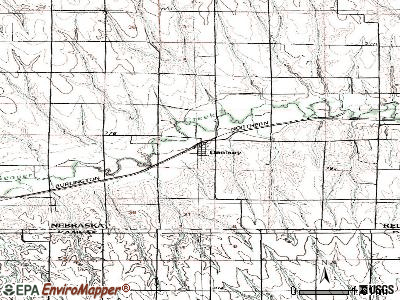 Culbertson topographic map